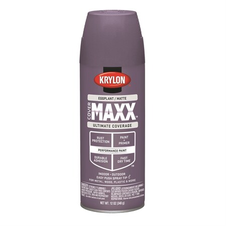 Krylon Eggplant, Matte, 12 oz 9353